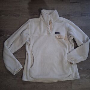 Patagonia Off-White Fleece Pullover